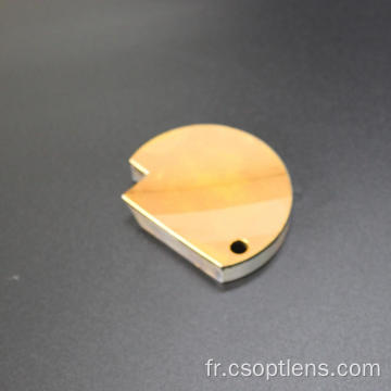 Miroir concave optique à revêtement réfléchissant Au